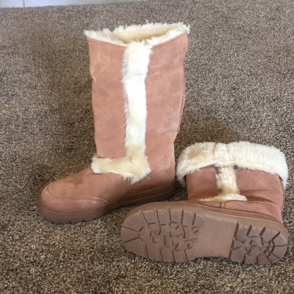 Tan Suede Boots
